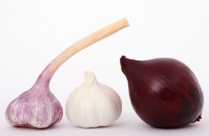 Garlic, French Onion, and Red Onion