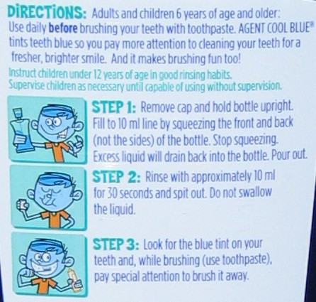 Listerine Agent Cool Blue Instructions