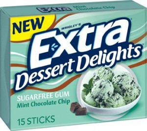 Extra Dessert Delights Mint Chocolate Chip Gum