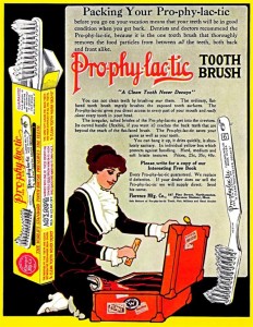 Old Toothbrush Advertisement from 1913