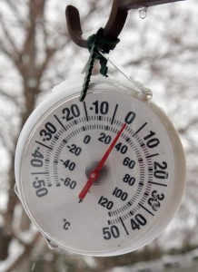Below Freezing Thermometer