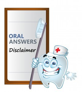 Oral Answers Disclaimer