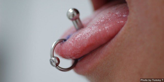 tongue piercing needles. Tongue Piercing Procedure