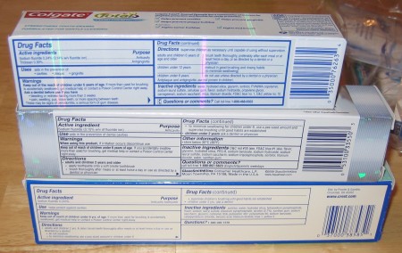 Fluoride Warnings On Toothpaste
