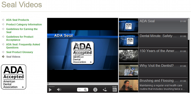 ADA Seal Videos Page
