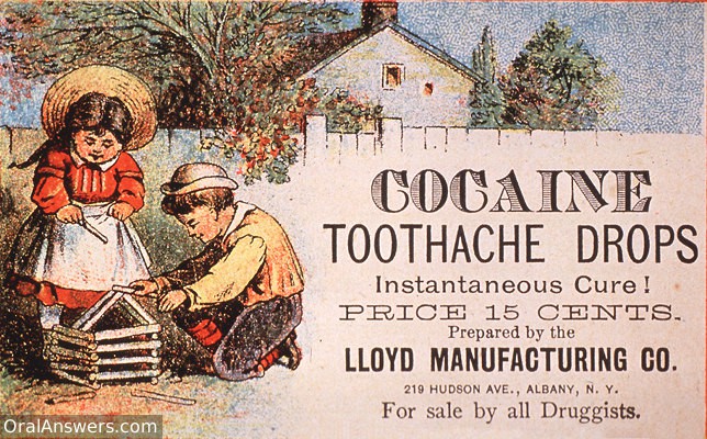Cocaine Teething and Toothache Drops - Dental History