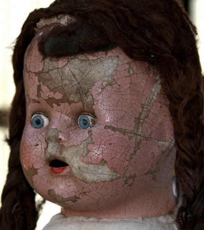 Craze Lines in a Porcelain Doll