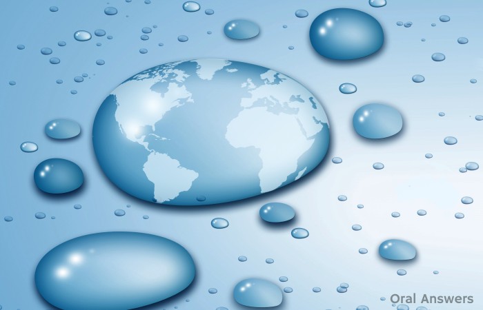 World Map Showing Fluoride in Water