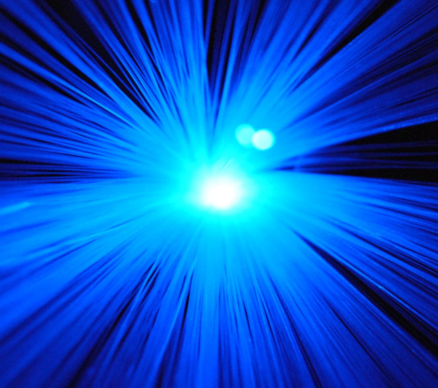 The blue light