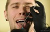Tongue Piercing with Needle